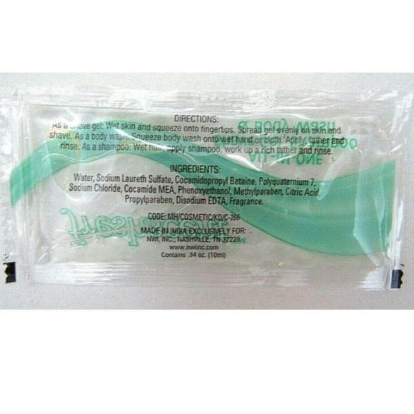 FRESHSCENT All In One Packets Shave Gel, Shampoo - Picture 2 of 4
